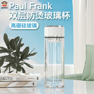 大嘴猴（PAUL FRANK）高硼硅大嘴猴玻璃杯PFC836白色300ML.