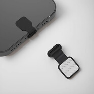 適用蘋(píng)果15/16系列手機充電口防塵塞pro堵頭防塵貼typec防塵貼 type-c【黑色】5個(gè)