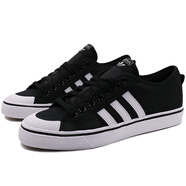 阿迪達斯 （adidas）三葉草男女NIZZA帆布鞋休閑低幫板鞋HQ8526 CQ2332 44.5