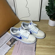 AJNIKER莆田純原Dunk高版本白黑生膠氣墊鞋舌鞋帶百搭男女滑板鞋低幫情侶 海鹽藍【吱吱響+氣墊】NIKE 41  NIKE