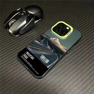 科博龍富士山適用iPhone16ProMax手機殼蘋果15plus保護套14磁吸13硬殼12防摔11全包XS/R【鏡頭保護】 綠色-富士山 iphonexr