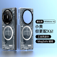 猿氣「科技」適用華為matex6手機(jī)殼新款超薄磁吸x6保護(hù)套潮流高級(jí)感磨砂不粘指紋全包x6matex6手機(jī)外殼 科技系列丨磁吸充電【曜石黑】 華為 Mate X5 典藏版