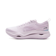 李寧（LI-NING）2025新品驚鴻女子舒適百搭體考學(xué)生訓(xùn)練柔軟休閑緩震保護跑鞋 V002-1素紫粉 36