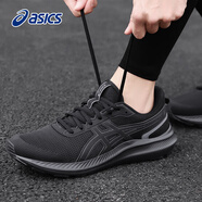 asics亞瑟士跑步鞋男鞋夏季JOLT 5專業(yè)運動鞋子男網(wǎng)布透氣緩震耐磨跑鞋 黑色JOLT 5 43.5