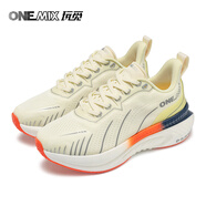 玩覓（ONEMIX）避震跑步鞋厚底慢跑網(wǎng)面透氣訓練鞋戶外運動鞋情侶鞋