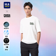 HLA海瀾之家短袖T恤男25新款涼感短袖男夏季HNTBW2J040A 漂白花紋87 M