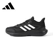阿迪達(dá)斯 （adidas）男鞋跑步鞋夏季舒適學(xué)生網(wǎng)面透氣舒適黑色運(yùn)動鞋HQ7558 黑 41