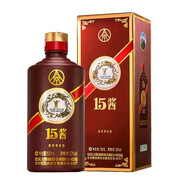 五糧液股份出品15醬 十五醬禮盒酒水宴會(huì)商務(wù)送禮佳品 53度醬香型白酒 53度 500mL 1瓶 2016年15醬限量版