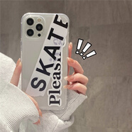 臺拉韓國ins樸彩英明星同款保護套適用蘋(píng)果16手機殼iPhoneXR軟殼潮新 潮牌英文【透明軟殼】 蘋(píng)果13PRO
