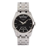 天梭（TISSOT）庫圖系列日歷機(jī)械男表 T035.407.11.051.01鋼帶