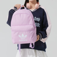 阿迪達斯 （adidas）三葉草男女包新款學(xué)生書(shū)包運動(dòng)休閑雙肩背包 JI9433 淺紫 MISC