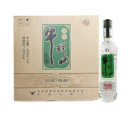 牛欄山珍品陳釀銀牛光瓶白酒【喜酒】 52度 375mL 8瓶