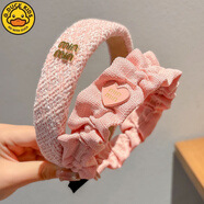 G.DUCKKIDS兒童發(fā)箍女2025新款不勒頭洗臉壓發(fā)寬邊防滑頭箍發(fā)捆女童發(fā)卡頭飾 姍傲2件套