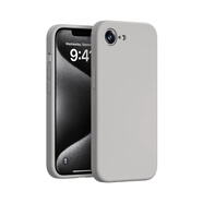GDMX蘋果16E手機(jī)殼新款iPhone16e保護(hù)套情侶款輕奢防摔簡(jiǎn)約手機(jī)套液態(tài)硅膠不沾灰純色精孔全包保護(hù)殼 蘋果16E【炭灰色】鏡頭精孔