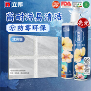 立邦美縫劑防水防霉甄美縫瓷磚地磚填縫劑美縫膠專用工具勾縫劑 炫亮銀 (熱銷白色系)  400g
