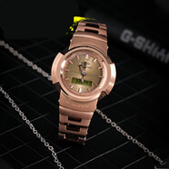 卡西歐（CASIO）手表男款G-SHOCK太陽能運(yùn)動(dòng)防水學(xué)生電子石英男表AWM-500GD 1.AWM-500GD-4A【太陽能】 雙LED