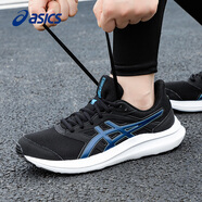 ASICS亞瑟士跑步鞋男鞋秋秋季新款透氣減震舒適慢跑鞋運(yùn)動(dòng)鞋子 JOLT 4 黑色/藍(lán)色-006 39