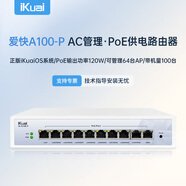 愛(ài)快（iKuai）poe企業(yè)路由器千兆 多WAN/多LAN*9 ac+ap一體機 內置遠程控制/AC控制器/上網(wǎng)行為管理 A100-P