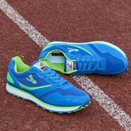 勁風(fēng)跑步鞋體育中考專(zhuān)用跑步鞋男款防滑耐磨軟底減震體測立定跳遠跑鞋 511孔雀藍 35