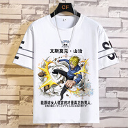 玖維婭海賊王短袖t恤男學(xué)生2025夏季新款潮牌短袖體恤路飛動(dòng)漫衣服男裝 (圖20) XL