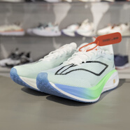 李寧（LI-NING）2025新款飛電5 challenger男子輕量回彈競速比賽跑鞋ARMV001 ARMV001-8標(biāo)準(zhǔn)白/空藍(lán)色 41