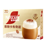 雀巢（Nestle）速溶咖啡粉金牌館藏絲滑拿鐵卡布奇諾速溶奶咖沖調(diào)飲品 慕斯卡布奇諾228G:25年2月產(chǎn)