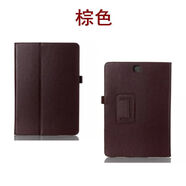 萬(wàn)浮生適用三星Galaxy Tab A 9.7保護套sm-T550平板T555電腦P550翻蓋皮套9.7英寸防摔P555C簡(jiǎn)約防摔兩折 兩折款-棕色+鋼化膜【收藏送筆】 三星T350/T355C/P350/P355C (