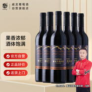 威龍沙漠酒田干紅葡萄酒國產(chǎn)紅酒750ml*6支整箱