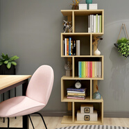 雅美樂(lè ) 書(shū)架落地簡(jiǎn)易組合多層客廳書(shū)房陽(yáng)臺層架儲物置物架子 五層