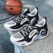 裂變8籃球鞋男韋德之道10馭帥16利刃3水花4球鞋實(shí)戰綜訓戰靴 白黑高品質(zhì)2369 36