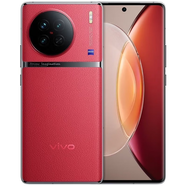 vivoX90 天璣9200處理器 120W雙芯閃充 5G全網(wǎng)通 拍照自研芯片V2 華夏紅 12GB+256GB 單機＋第三方品牌快充＋店保1年
