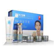 【廠家直供】正品麗妍麗顏全效草本美肌嫩膚套裝五合一護(hù)膚日晚霜 麗妍五合一送面膜2片