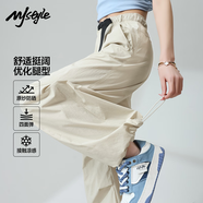 MJ STYLE機能工裝傘兵褲女2025夏季新款戶外機能運動休閑防風通勤百搭長褲
