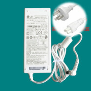 歐陸通適用原裝LG 34UM88C 34UC87C 34UC88 34寸液晶顯示器適配器電源線 白色電源+電源線
