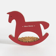 Mandelda開業(yè)禮品客廳玄關(guān)辦公桌裝飾喬遷新居禮物聚財(cái)擺件工藝品 溫暖紅-升級碎金擺件款