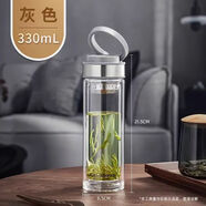 富光尚宇大提環(huán)玻璃杯 灰色 330ml
