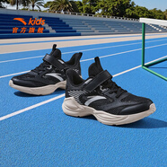 安踏兒童運動(dòng)鞋男童跑步鞋26年春季密網(wǎng)校園舒適學(xué)生輕量化臨風(fēng)跑鞋 【透網(wǎng)】黑/銀5566-5 39 鞋內長(cháng)24.5cm