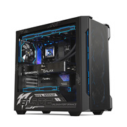 影馳風(fēng)刃游戲辦公臺式電腦機箱黑色（ATX/TYPE-C/快拆/兼容背插主板/顯卡豎裝/一體式跳線(xiàn)/零件盒）