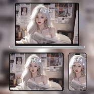 4K超清電腦桌面壁紙女生報紙墻系列30張高清壁紙繪畫(huà)手繪女生二次元動(dòng)漫美女手機壁紙JPG圖片素材 【隨機一份素材，虛擬商品，下單不退】