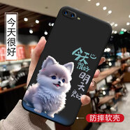 膜思維適用oppoR15x手機(jī)殼PBCT10全包邊oppk一歐美情侶動漫磨砂防摔保護(hù)套潮男女時尚新款ins風(fēng)卡通軟殼 今天很好明天更好 OPPO R15X【殼+手機(jī)膜】