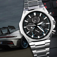 卡西歐（CASIO）維特爾手表男紅牛英菲尼迪機車(chē)限量EQB-500RBB-2A藍牙 EQB-1100YD-1【RS銀鋼鐵之心-國