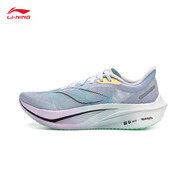 李寧（LI-NING）【5折優(yōu)惠】飛電4CHALLENGER跑步鞋男春夏新款緩震跑鞋競速跑鞋 淡霧紫/羅玫紫/-13【不過(guò)dewu】 41