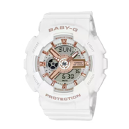 卡西歐BABY-G系列腕表 BA-110XRG-7AJF 白色（玫瑰金表盤）