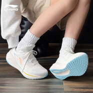 李寧赤兔8pro運動(dòng)鞋女2025新款網(wǎng)面透氣女士超輕跑步鞋子女款官方正品 （吾躍3.0）云霧白 40