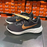 耐克（NIKE） 女鞋夏季新款REVOLUTION 6 運(yùn)動(dòng)鞋輕便休閑跑步鞋 DC3729-009黑色金屬銅 38