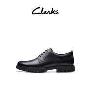 clarksClarks其樂Batcombe Tie春秋季男款商務(wù)通勤復(fù)古時(shí)髦德比休閑皮鞋 黑色261734347 40