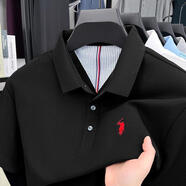 圣大保羅;SANTA BARBARA POLO & RACQUET CLUB圣大保羅SANTA BARBARA POLO & RACQUET CLUB100純棉短袖男翻領(lǐng)夏 SYD25839黑色 SY