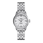 天梭（TISSOT）瑞士手表Tissot天梭機械女表鋼帶力洛克系列女士手表T41.1.183.33 T41.1.183.34