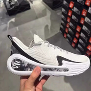 NBA VIBE-NIKE庫里12代籃球鞋男萌神10庫里11中國行耐磨輕便透氣curry11運 耐克-白黑色12代 42