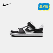 NIKE 耐克男女童休閑板鞋COURT BOROUGH魔術(shù)貼易穿脫兒童運動(dòng)童鞋低幫 DV5457-131 33.5 【建議腳長(cháng)21cm】